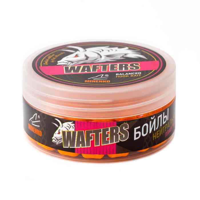 Насадочные бойлы MINENKO WAFTERS DUMBELLS ORANGE PLUM 11x14мм