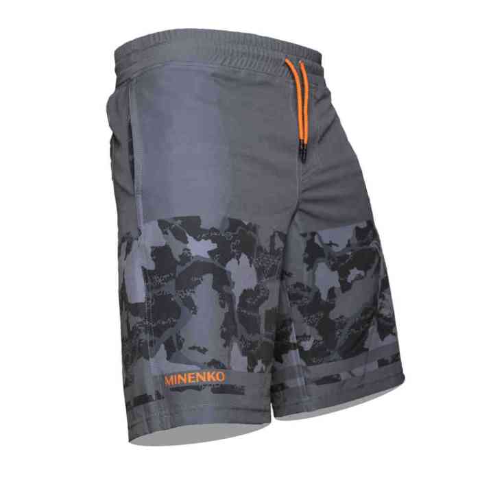 Шорты на резинке Graphite black camo (XXXL)