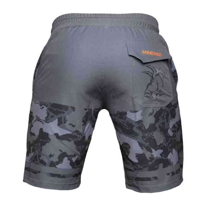 Шорты на резинке Graphite black camo (XXXL)