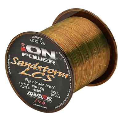 Леска карповая Awa'S ION POWER SANDSTORM LCS 0.255мм