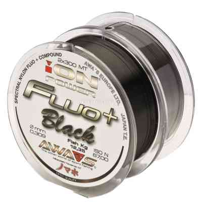 Леска карповая AwaShima ION POWER FLUO+ BLACK 0.234мм