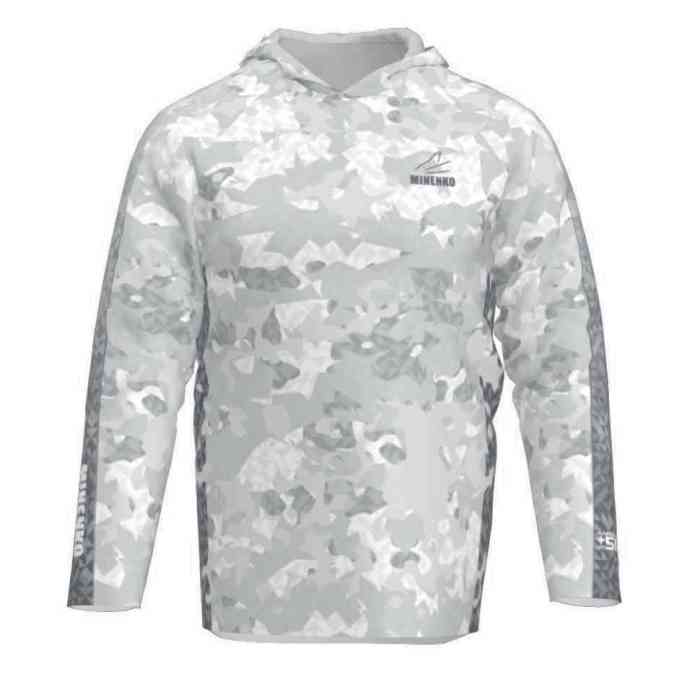 Джерси MINENKO Gray 23 ExCool с капюшоном именная XXXL (64-66)