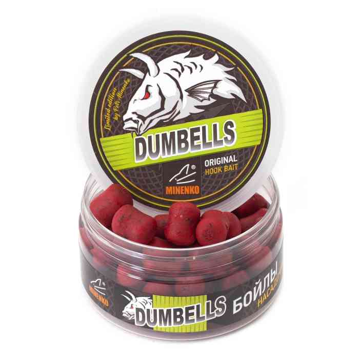 Насадочные DUMBELLS бойлы MINENKO STRAWBERRY 14x20мм